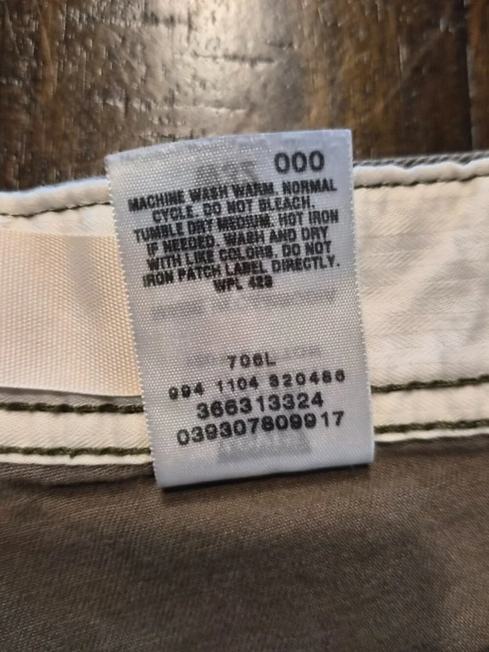 Vintage Levis Cargo Shorts Men 32 Olive Green Canvas 100% Cotton Work Y2K G595